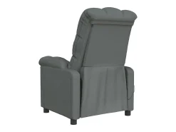Sale vidaxl Poltrona de massagens tecido -escuro Cinzento