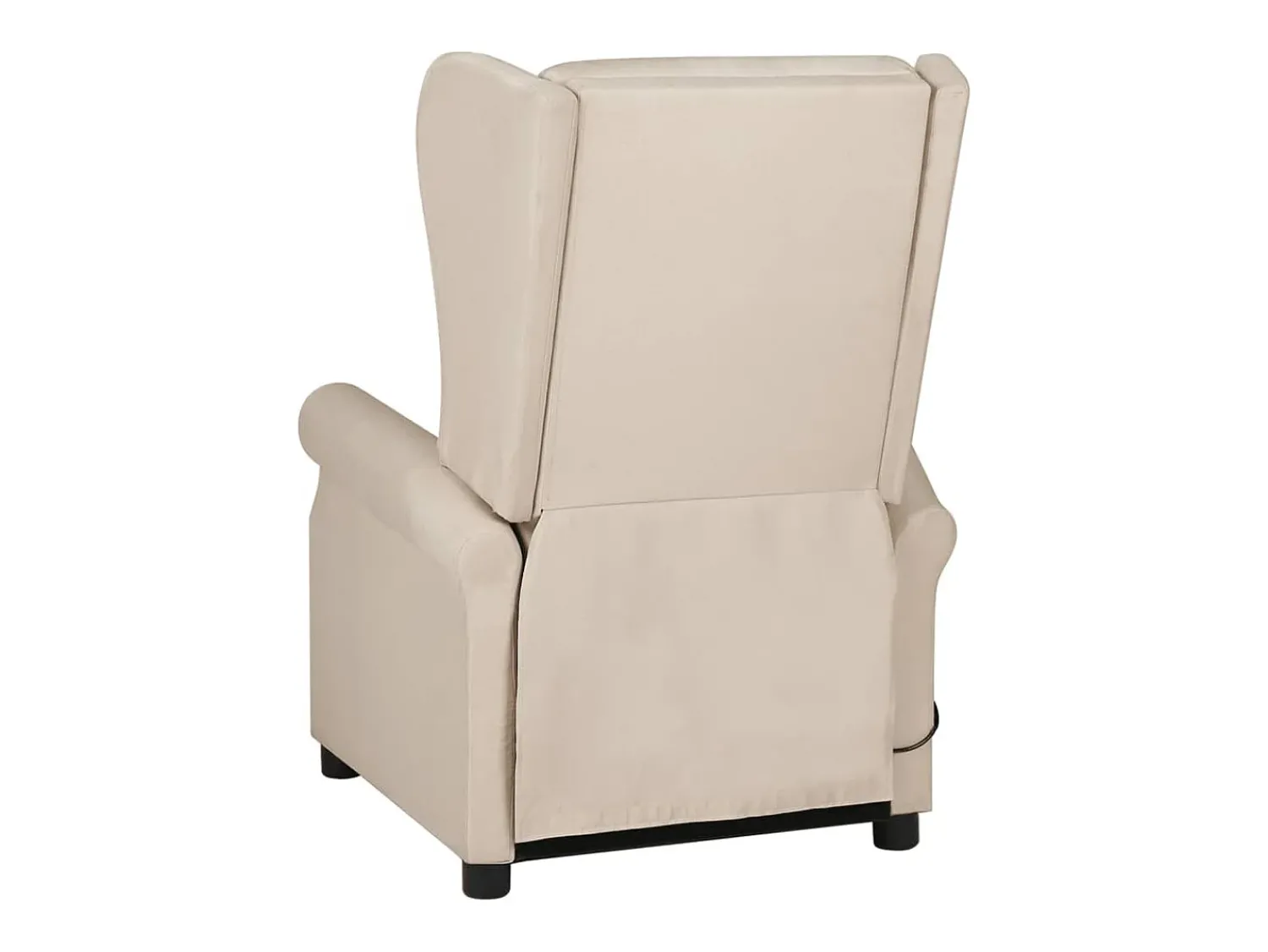 Poltrona|vidaxl Poltrona de massagens tecido cor Creme