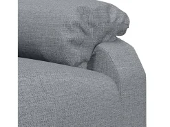 Poltrona*vidaxl Poltrona de massagens tecido -claro Cinzento