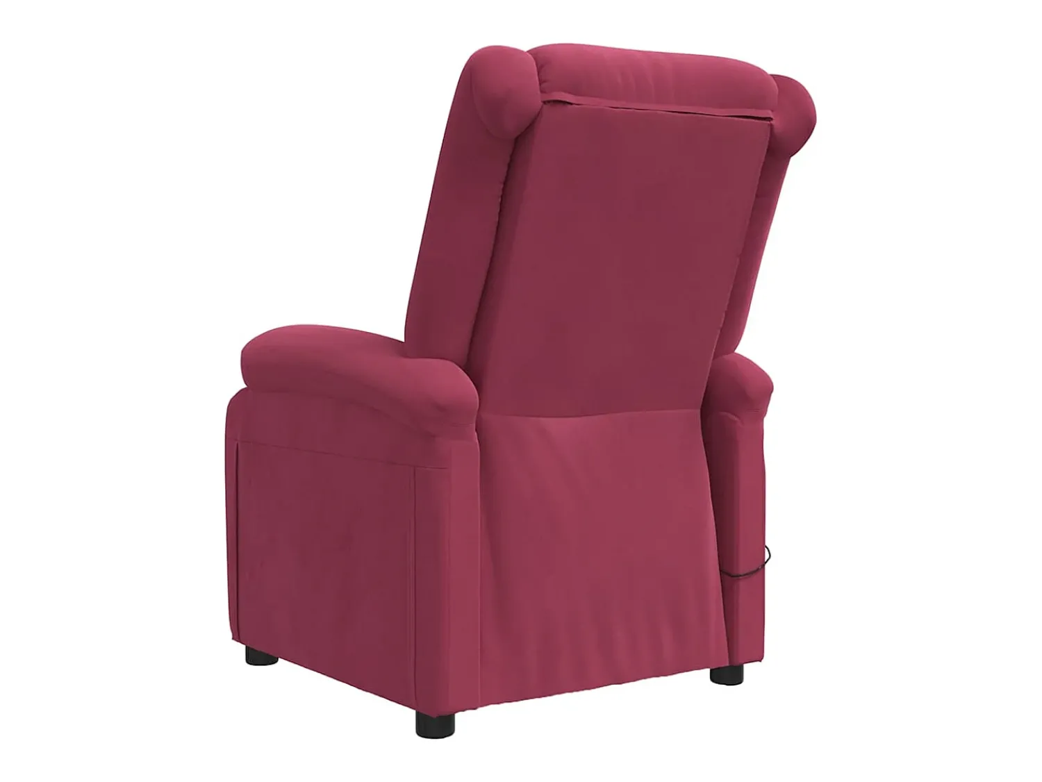 Sale vidaxl Poltrona de massagens veludo tinto Vermelho