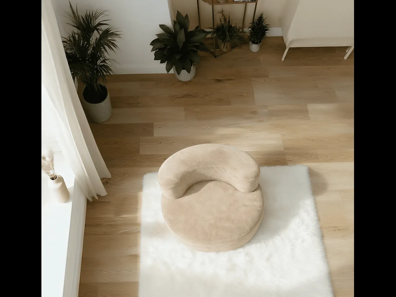 Poltrona* Poltrona de sala Milo 1 lugar - areia Bege
