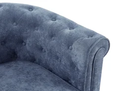 Vente-unique Poltrona de tecido cor forma mítica CHESTERFIELD^ Poltrona