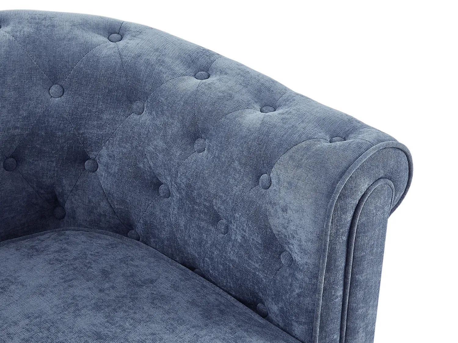 Vente-unique Poltrona de tecido cor forma mítica CHESTERFIELD^ Poltrona