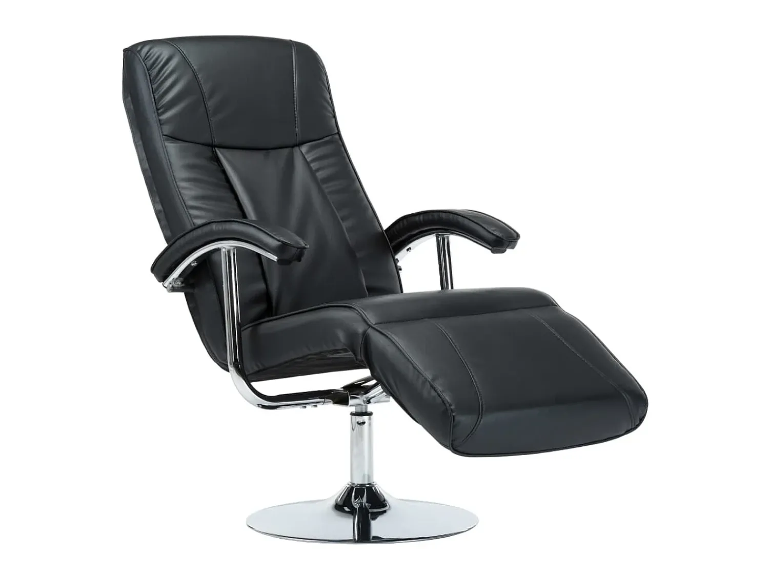Poltrona* Poltrona de TV couro artificial PT136172 Preto