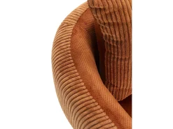 Discount Calicosy Poltrona de veludo com pernas de metal 70x61 h72 cm Cor de laranja