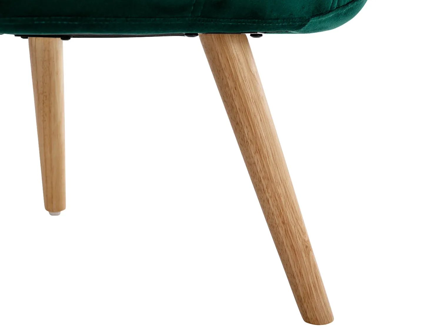 Vente-unique Poltrona de veludo estilo escandinavo capitonê LUOSTO^ Poltrona