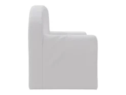 New vidaxl Poltrona desdobrável para crianças -claro Cinzento
