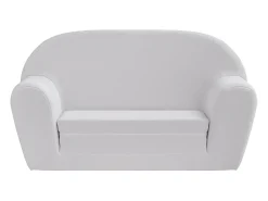 New vidaxl Poltrona desdobrável para crianças -claro Cinzento