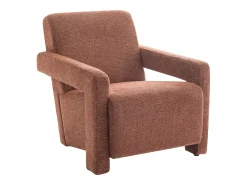 Vente-unique Poltrona design tecido texturizado cor ISPARTA^ Poltrona