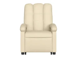 Online Poltrona elevatória de massagens tecido cor SHL811767 Creme