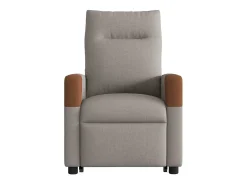 New Poltrona elevatória de massagens tecido cinzento-acastanhado SHL508192 Taupe
