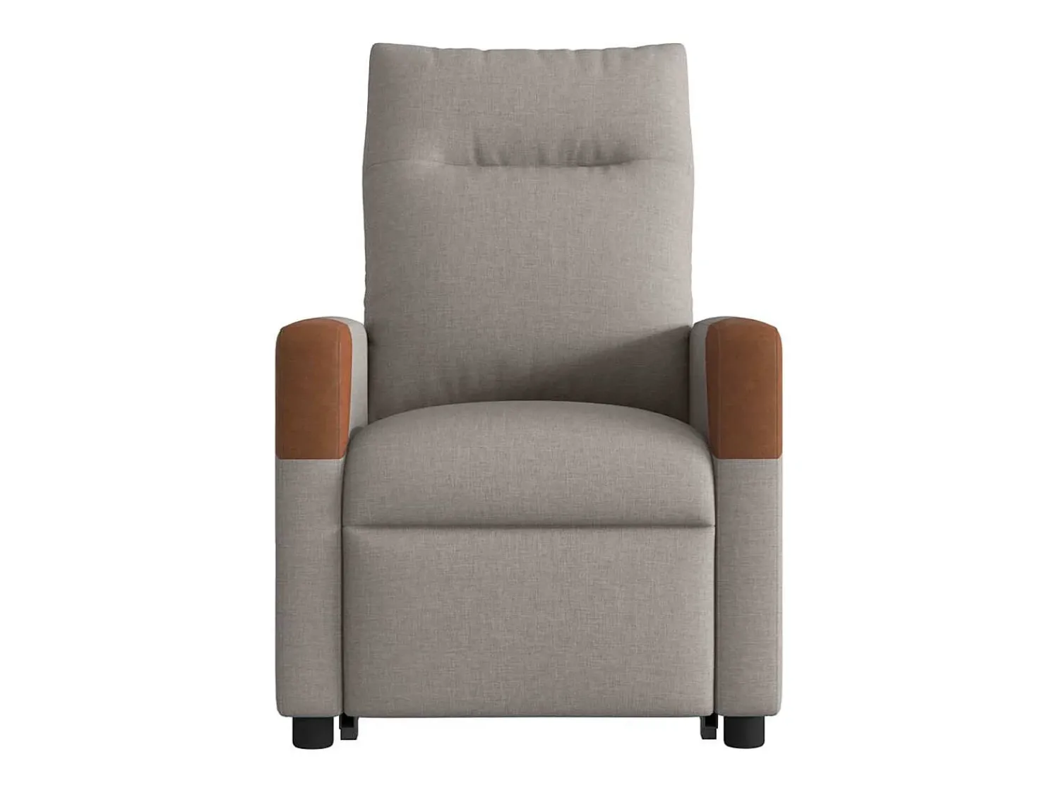 New Poltrona elevatória de massagens tecido cinzento-acastanhado SHL508192 Taupe