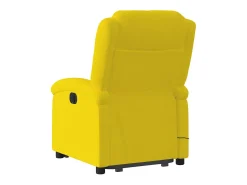 Poltrona| Poltrona elevatória de massagens veludo SHL701237 Amarelo
