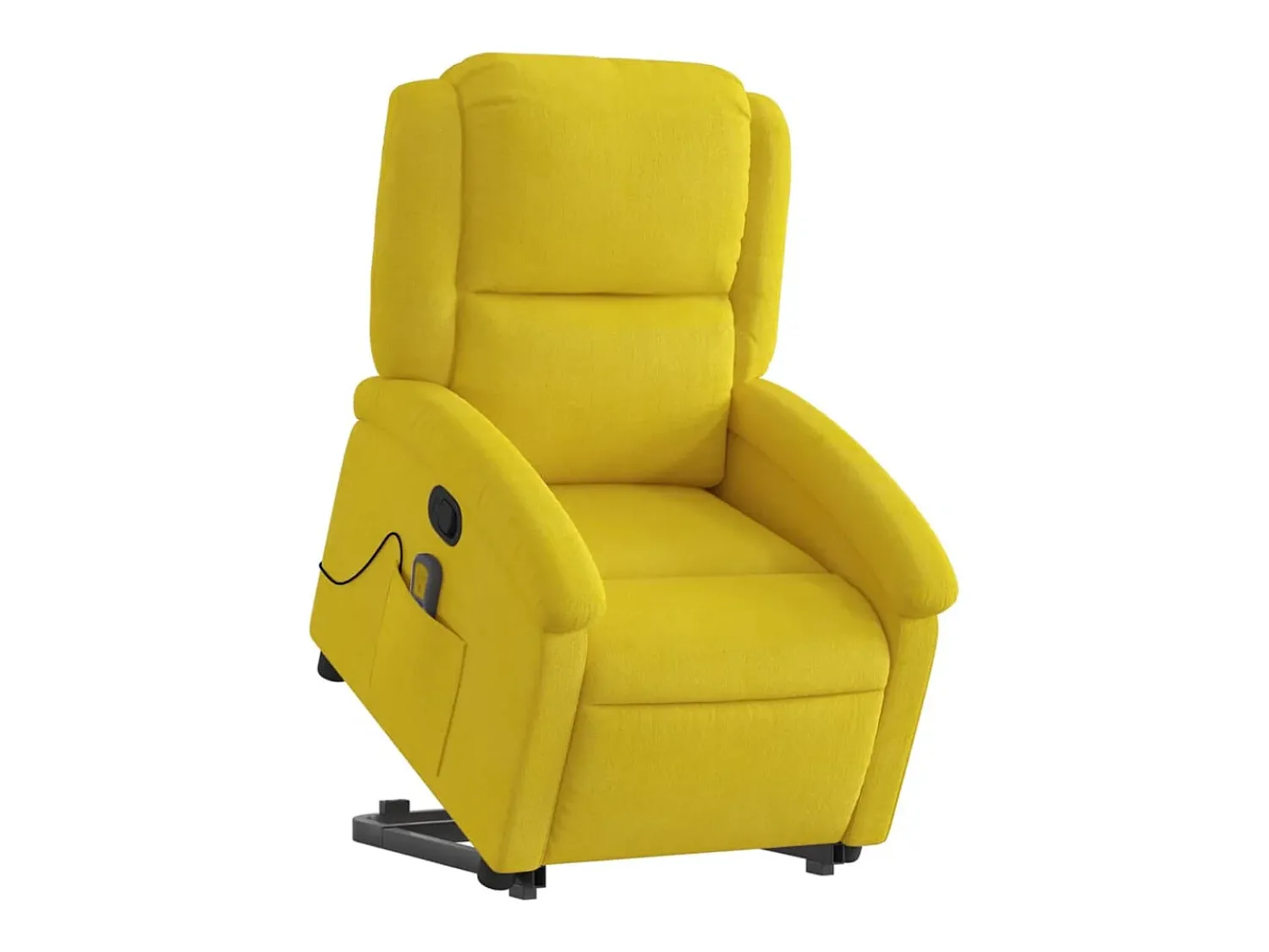 Poltrona| Poltrona elevatória de massagens veludo SHL701237 Amarelo