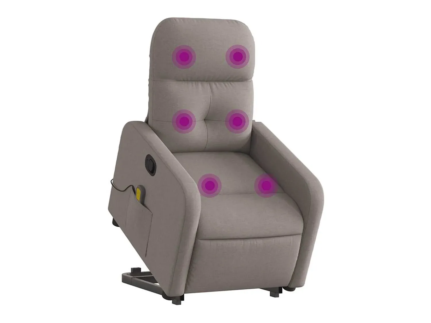 Poltrona* Poltrona elevatória de massagens tecido cinzento-acastanhado SHL509266 Taupe