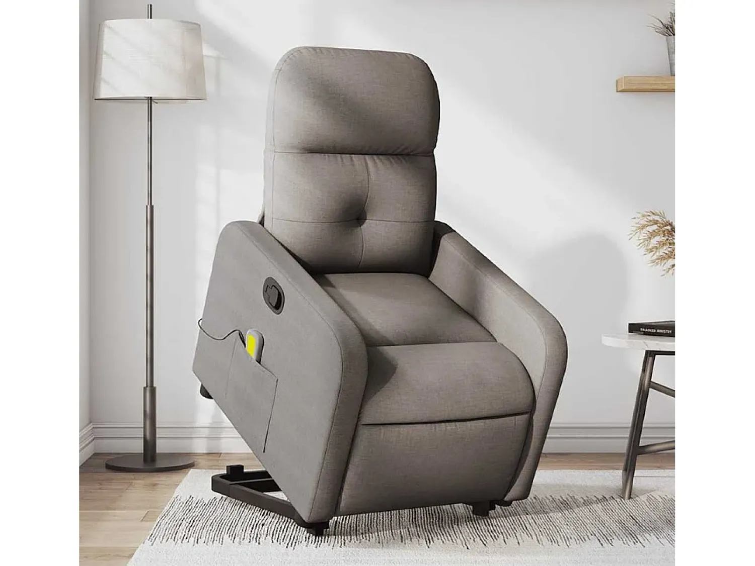 Poltrona* Poltrona elevatória de massagens tecido cinzento-acastanhado SHL509266 Taupe