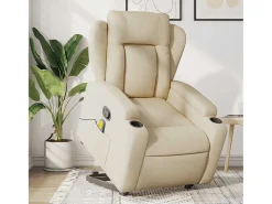 Poltrona| Poltrona elevatória de massagens tecido cor SHL271993 Creme