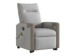 Poltrona elevatória de massagens tecido -nublado SHL839751^ Poltrona