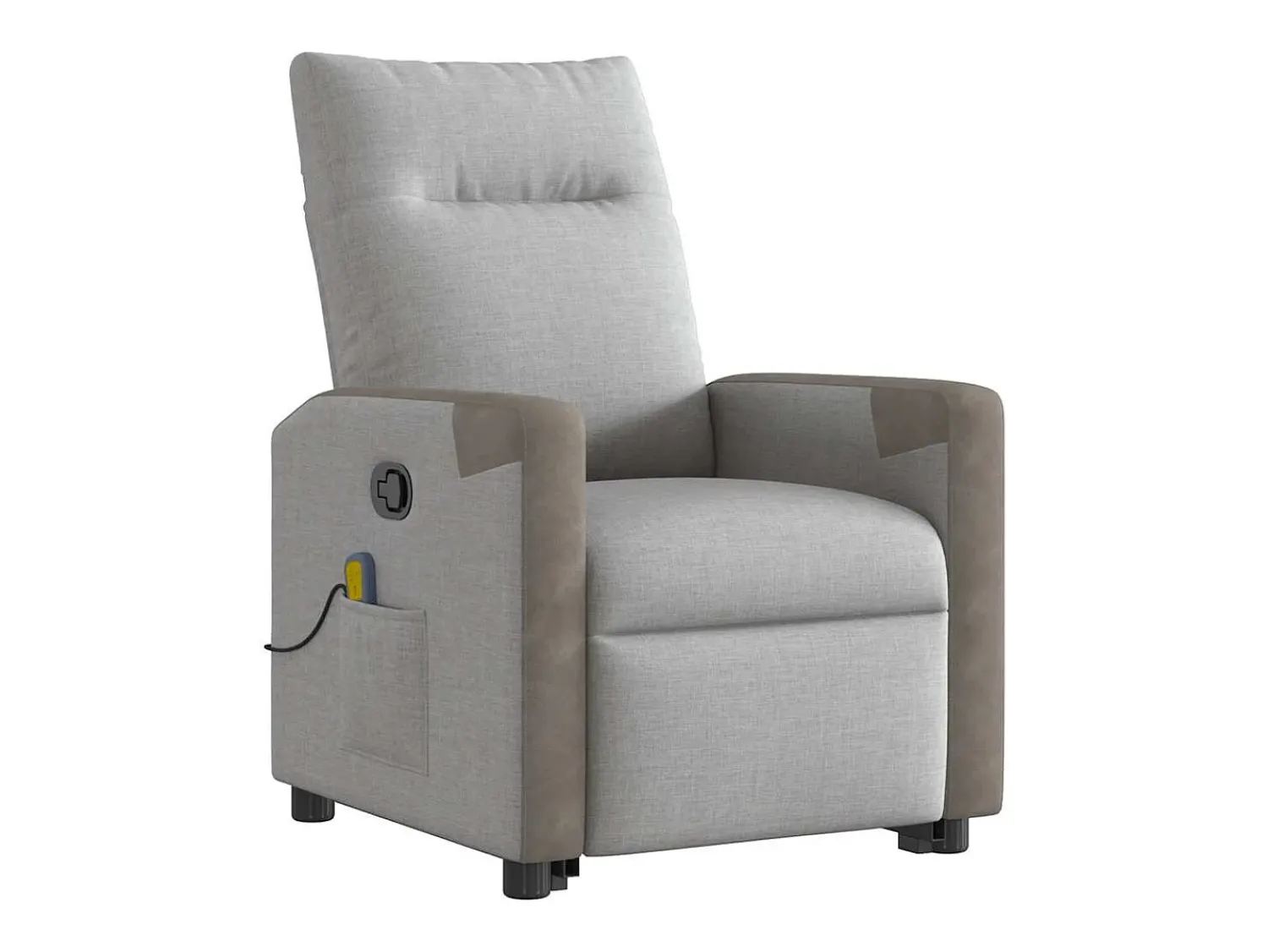 Poltrona elevatória de massagens tecido -nublado SHL839751^ Poltrona