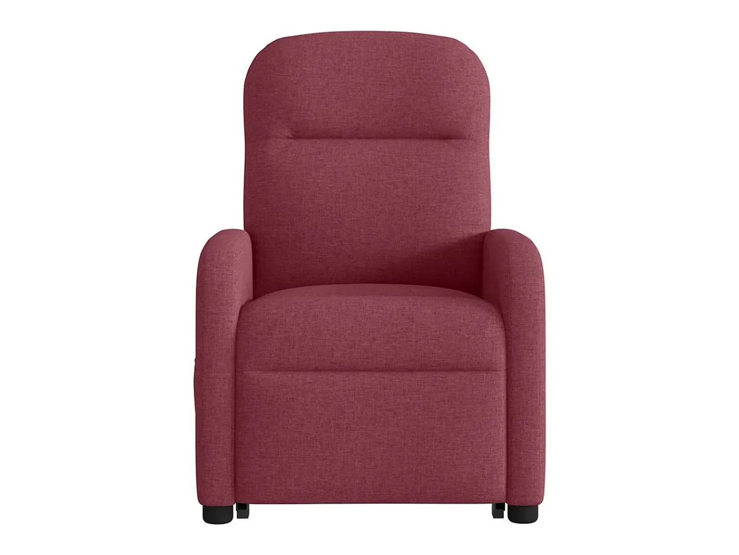 Online Poltrona elevatória de massagens elétrica tecido tinto SHL31113 Vermelho