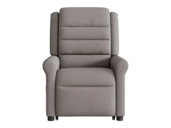 Poltrona elevatória de massagens tecido cinzento-acastanhado SHL972753^ Poltrona