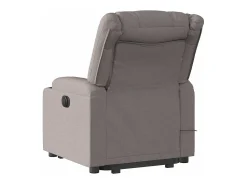 Poltrona| Poltrona elevatória de massagens tecido cinzento-acastanhado SHL189226 Taupe