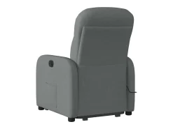 Poltrona* Poltrona elevatória de massagens tecido cinzento-escuro SHL712840 Cinza antracite
