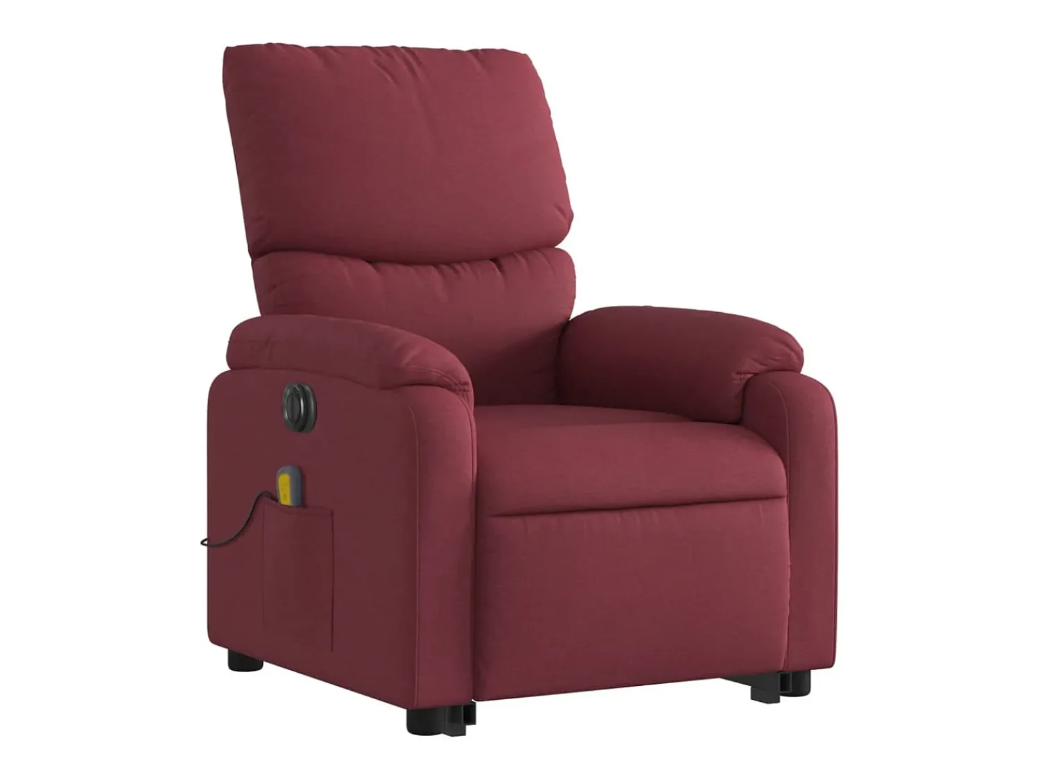Poltrona| Poltrona elevatória de massagens elétrica tecido tinto SHL352321 Vermelho