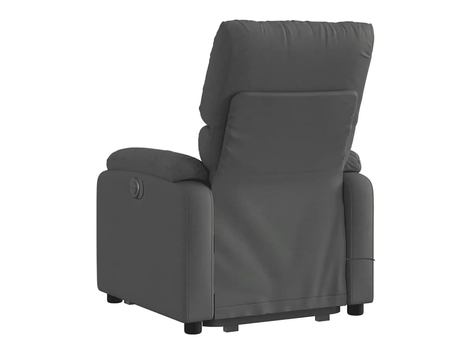 Discount Poltrona elevatória de massagens tecido cinzento-escuro SHL624456 Cinza antracite