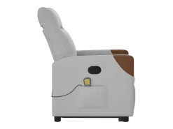 Poltrona* Poltrona elevatória de massagens tecido -nublado SHL72754 Cinzento
