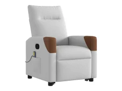 Poltrona* Poltrona elevatória de massagens tecido -nublado SHL72754 Cinzento