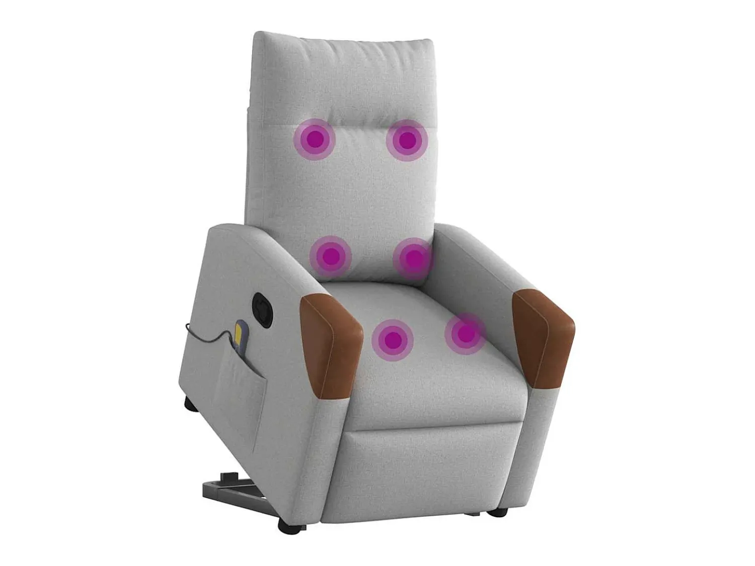 Poltrona* Poltrona elevatória de massagens tecido -nublado SHL72754 Cinzento