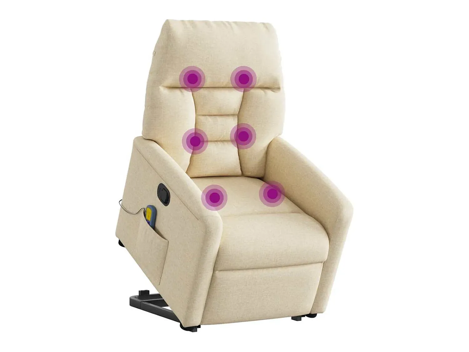 Poltrona| Poltrona elevatória de massagens tecido cor SHL89364 Creme