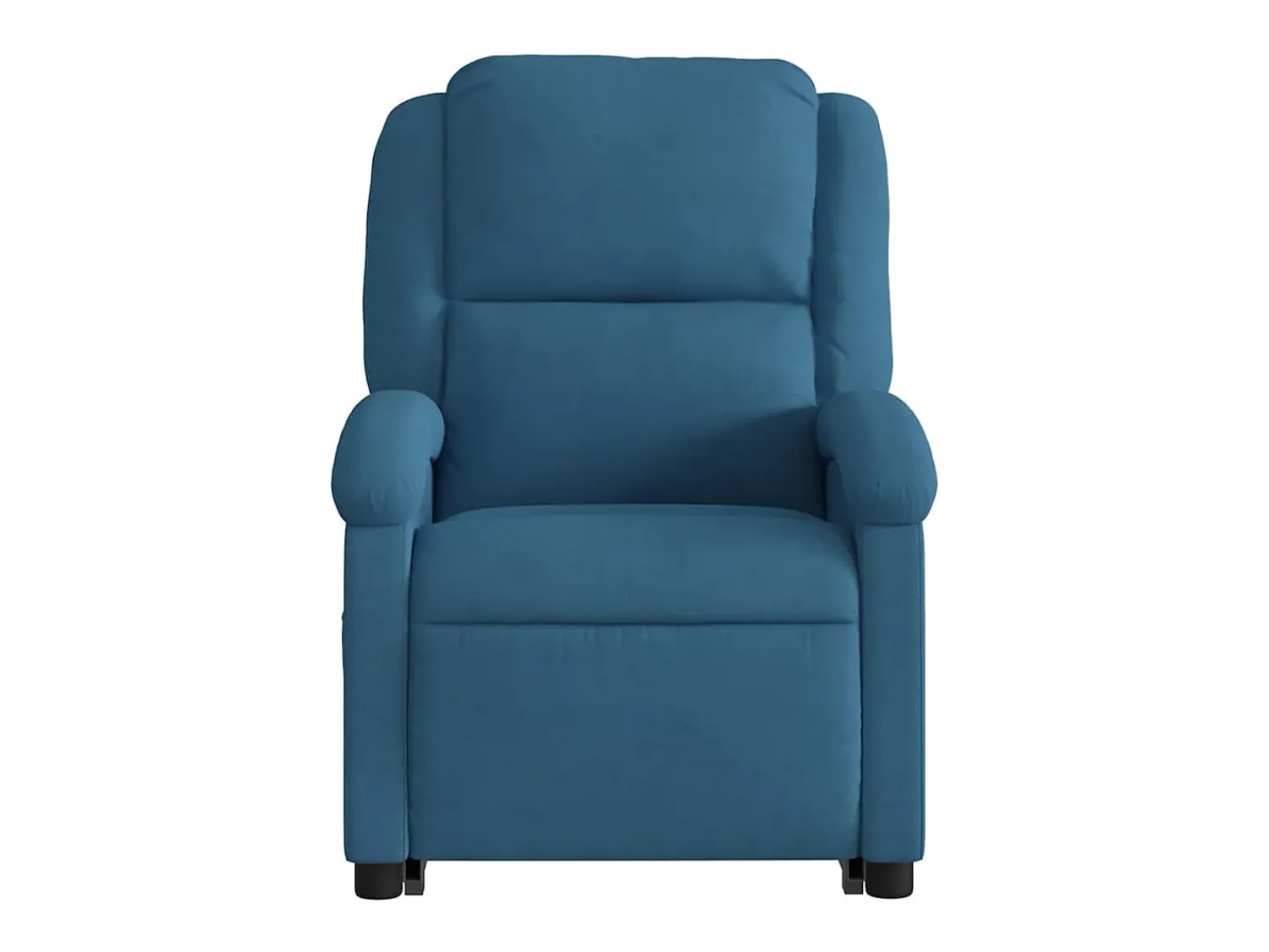 Online Poltrona elevatória de massagens veludo SHL760115 Azul