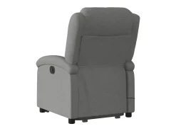 New Poltrona elevatória de massagens tecido cinzento-escuro SHL770832 Cinza antracite