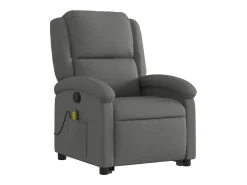 New Poltrona elevatória de massagens tecido cinzento-escuro SHL770832 Cinza antracite