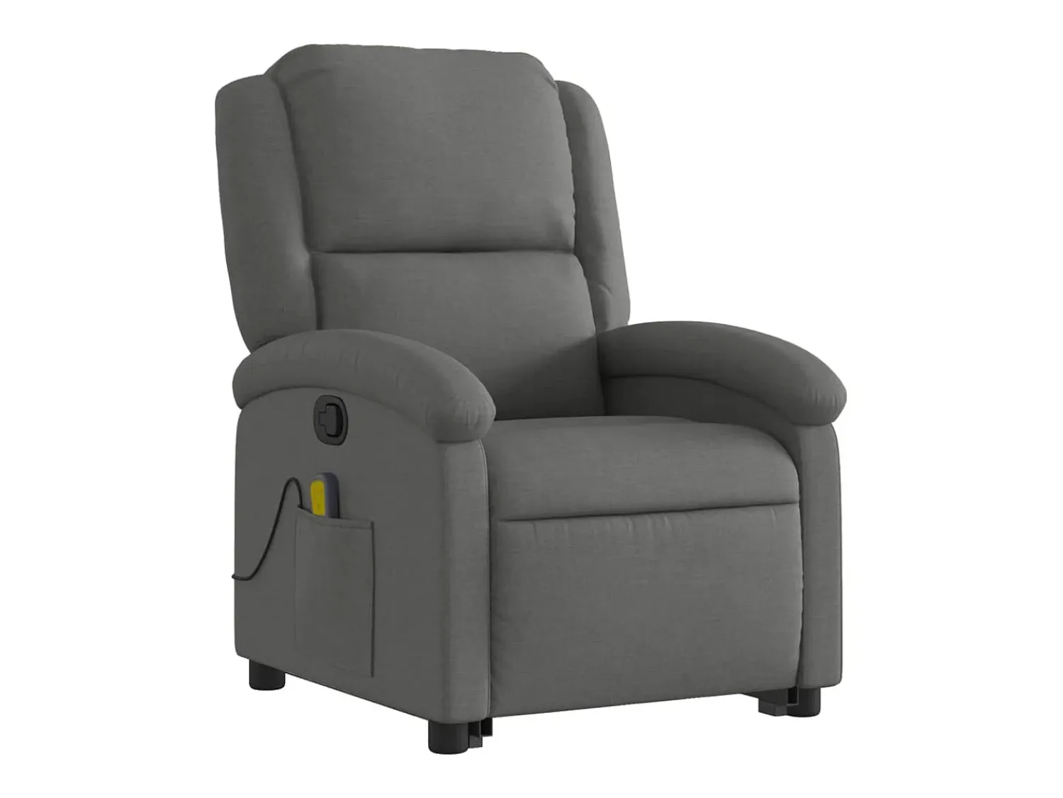 New Poltrona elevatória de massagens tecido cinzento-escuro SHL770832 Cinza antracite
