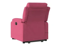 Poltrona| Poltrona elevatória de massagens veludo tinto SHL212627 Vermelho