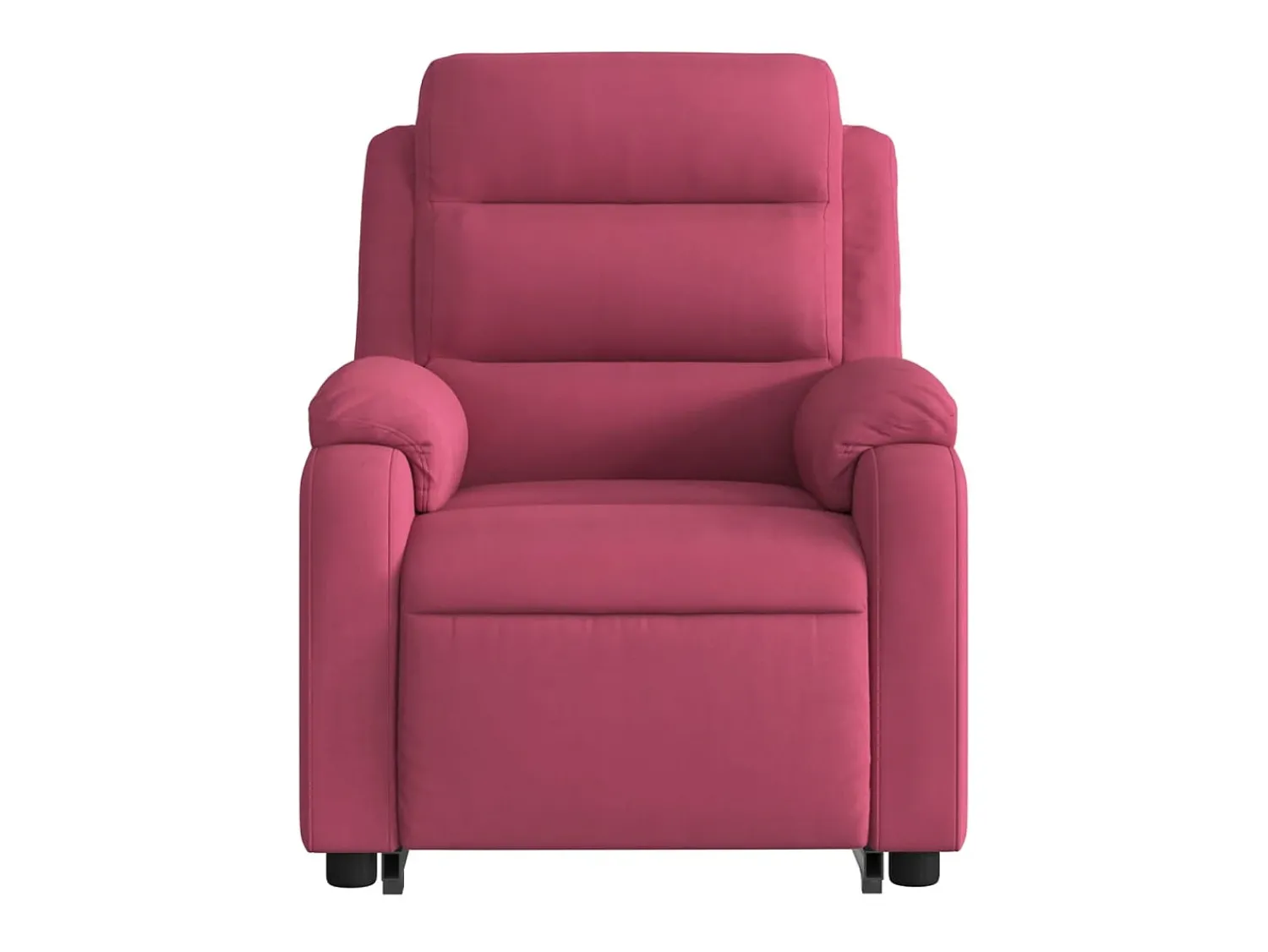 Poltrona| Poltrona elevatória de massagens veludo tinto SHL212627 Vermelho