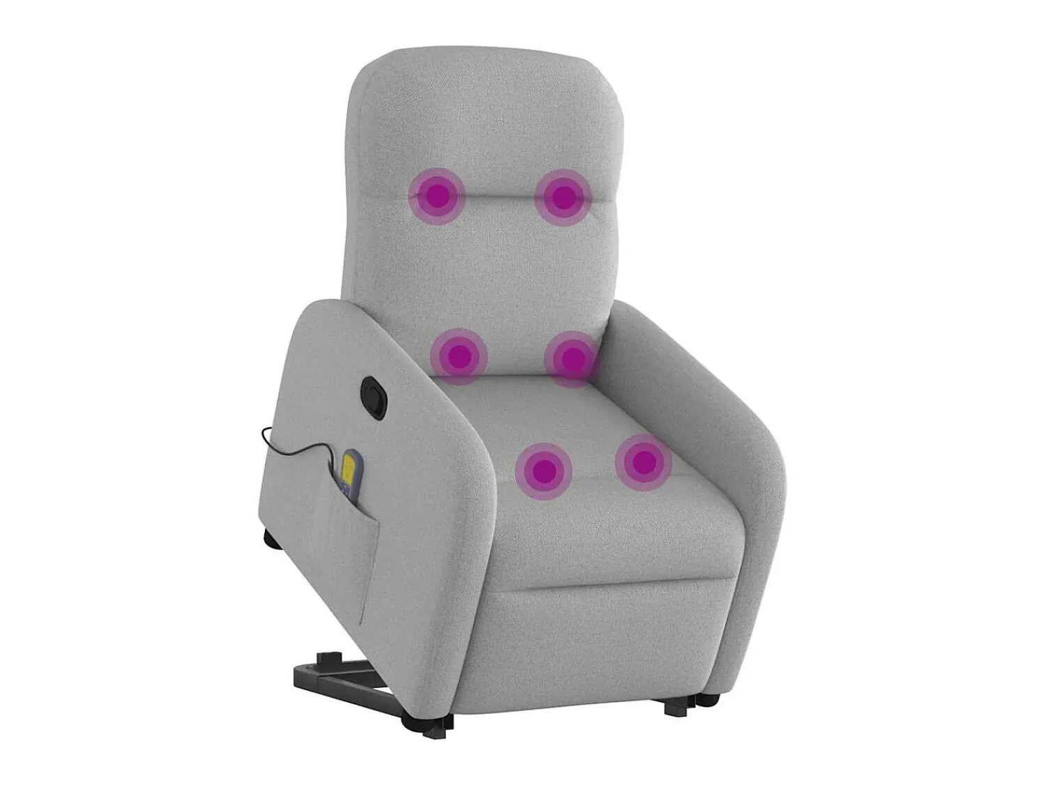 Poltrona* Poltrona elevatória de massagens tecido -nublado SHL961010 Cinzento