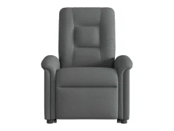 Poltrona elevatória de massagens tecido cinzento-escuro SHL251803^ Poltrona