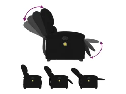 Poltrona elevatória de massagens veludo SHL660861^ Poltrona