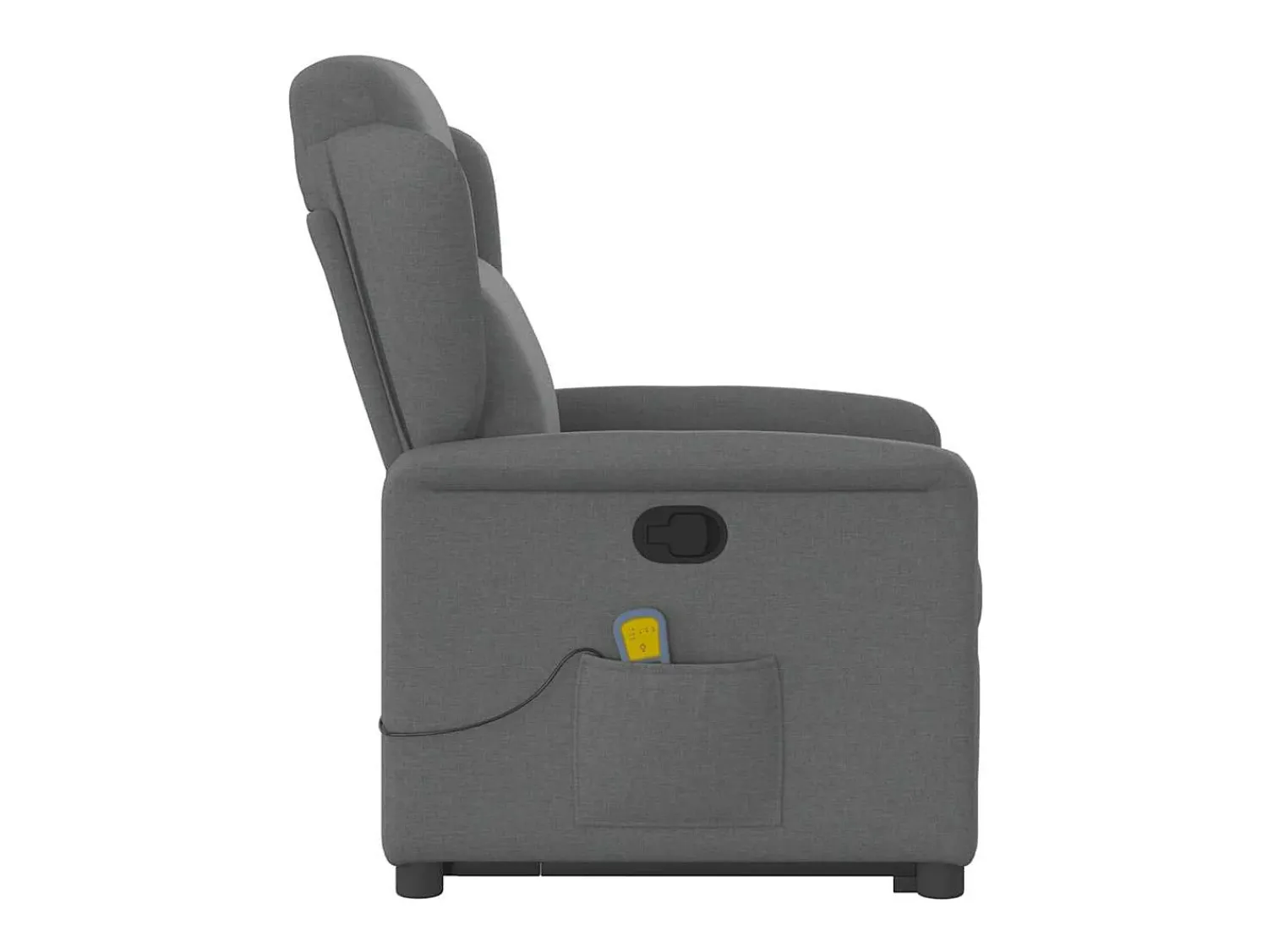 New Poltrona elevatória de massagens tecido cinzento-escuro SHL403692 Cinza antracite