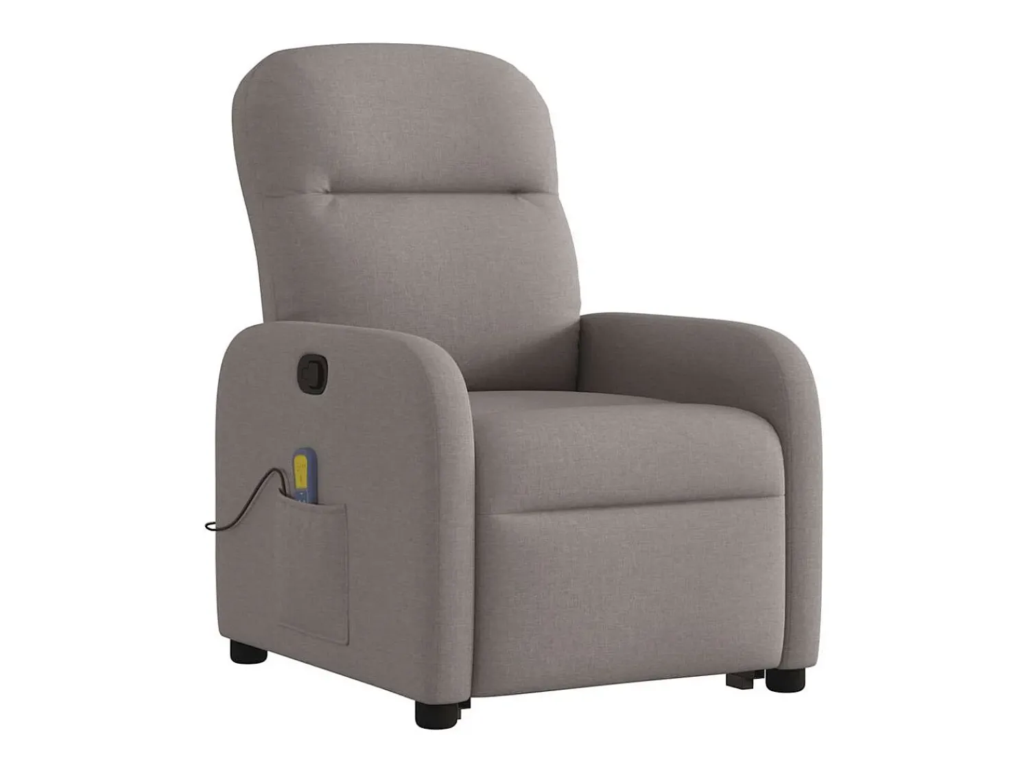 Best Poltrona elevatória de massagens tecido cinzento-acastanhado SHL710512 Taupe