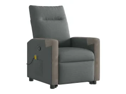 Poltrona| Poltrona elevatória de massagens tecido cinzento-escuro SHL962087 Cinza antracite