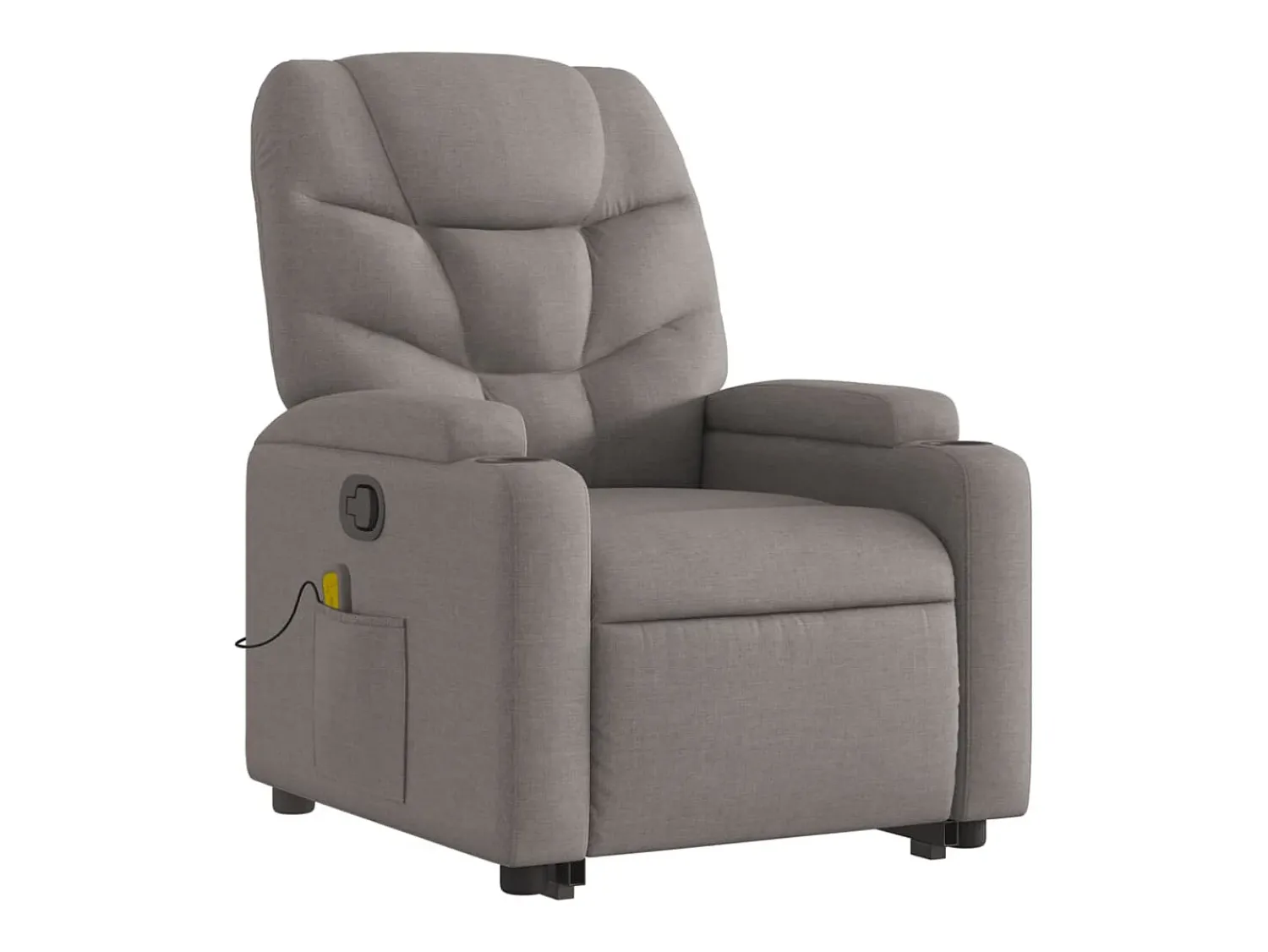Poltrona| Poltrona elevatória de massagens tecido cinzento-acastanhado SHL11419 Taupe