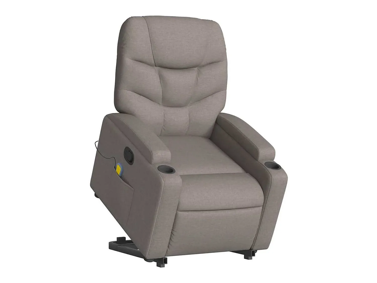 Poltrona| Poltrona elevatória de massagens tecido cinzento-acastanhado SHL11419 Taupe