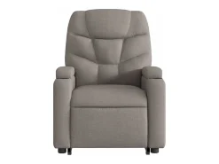 Poltrona| Poltrona elevatória de massagens tecido cinzento-acastanhado SHL11419 Taupe