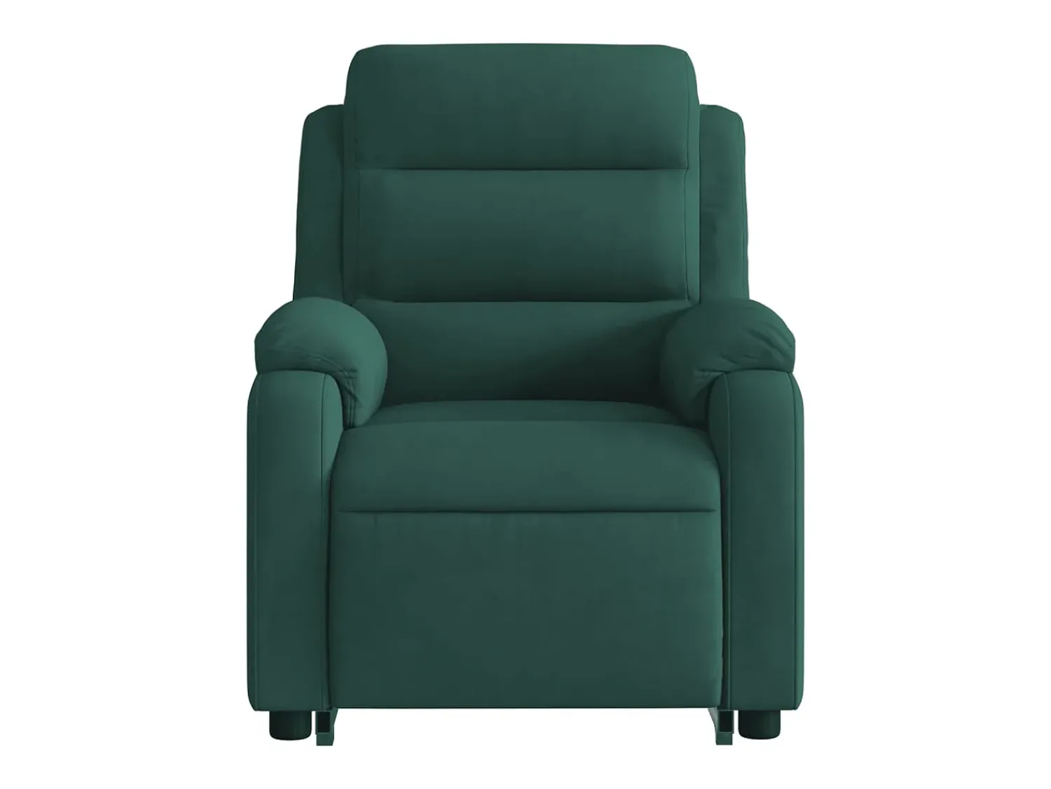 vidaxl Poltrona elevatória de massagens veludo -escuro^ Poltrona