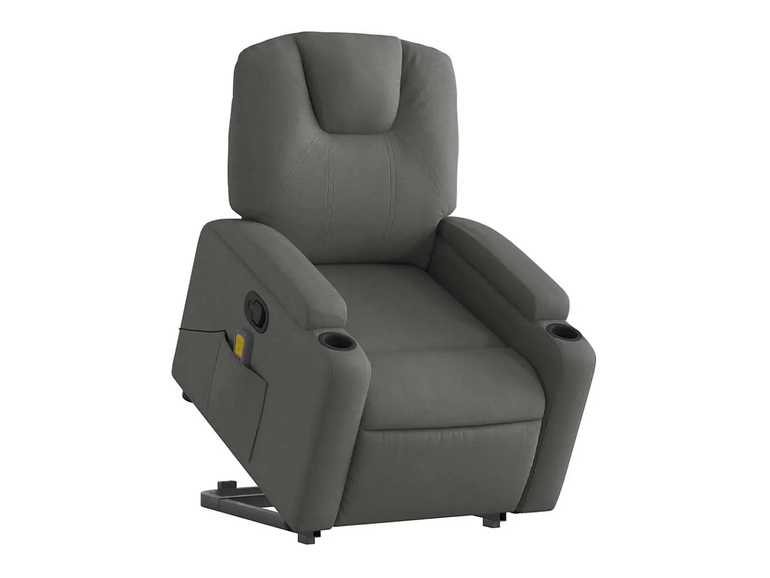 Poltrona| Poltrona elevatória de massagens tecido cinzento-escuro SHL195874 Cinza antracite